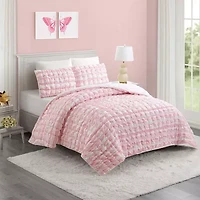Dream Clouds Puffy Microfiber Quilt Set