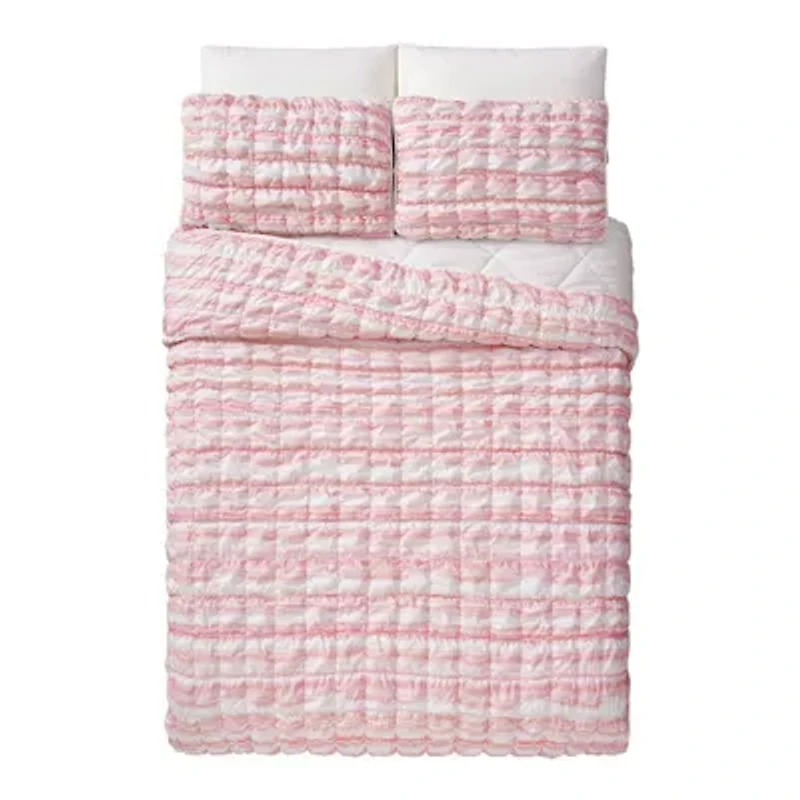 Dream Clouds Puffy Microfiber Quilt Set