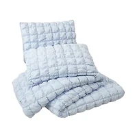 Dream Clouds Puffy Microfiber Quilt Set