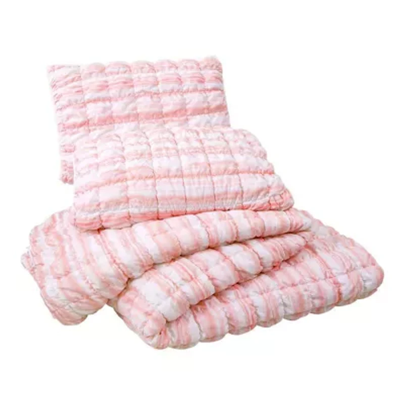 Dream Clouds Puffy Microfiber Quilt Set