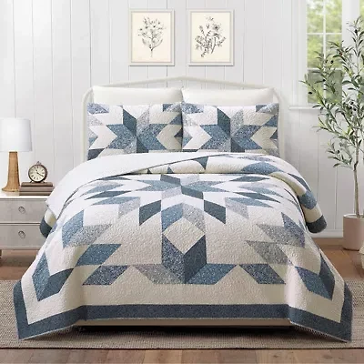Bright Star Patchwork Quilt Set