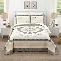 Harper Embroidered Pieced Bedspread