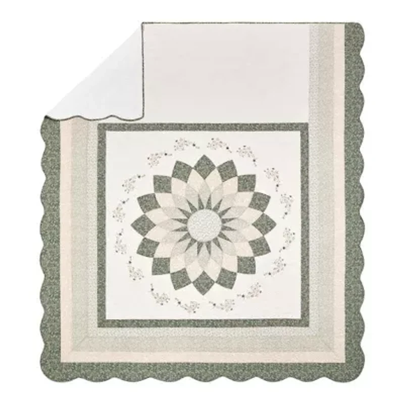 Harper Embroidered Pieced Bedspread