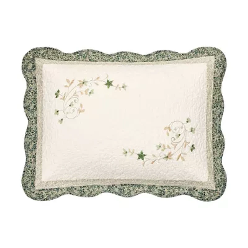 Harper Embroidered Pieced Single Pillow Sham