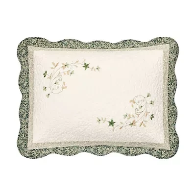 Harper Embroidered Pieced Single Pillow Sham
