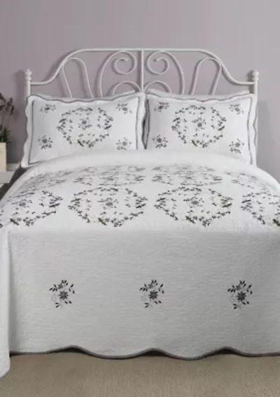 Gwen Embroidered Bedspread
