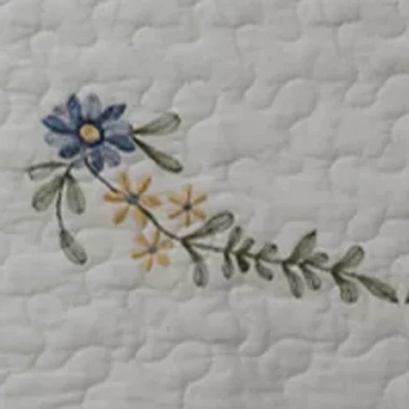 Heather Embroidered Bedspread