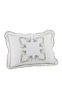 Heather Embroidered Pillow Sham