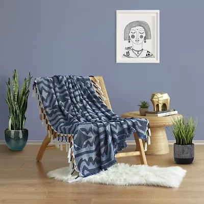 Profil Woven Throw by Jungalow