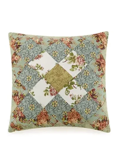 Olivia Patchwork Square Decorative Pillow