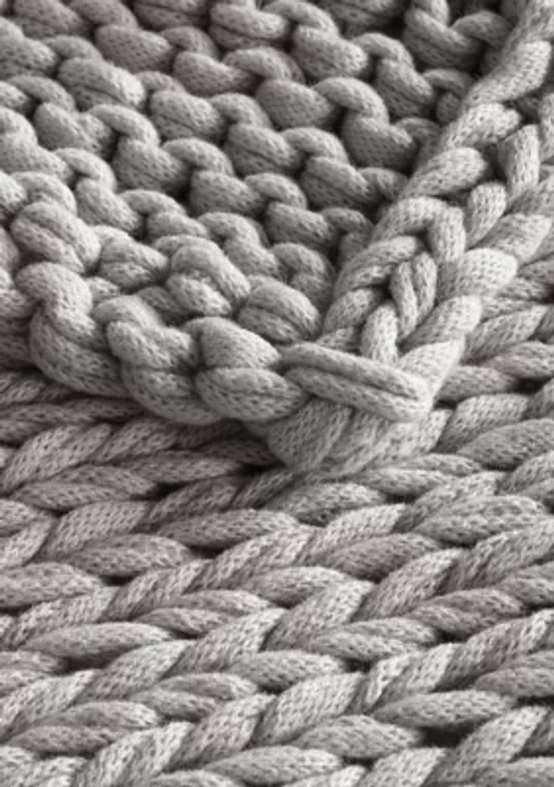 Hand Made Chunky Double Knit Throw Blanket