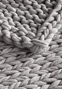 Hand Made Chunky Double Knit Throw Blanket