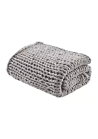 Hand Made Chunky Double Knit Throw Blanket