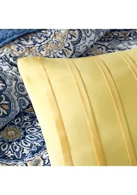 Tangiers 6 Piece Blue Coverlet Set