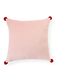 Pink Multi Hearts Decorative Throw Pillow
