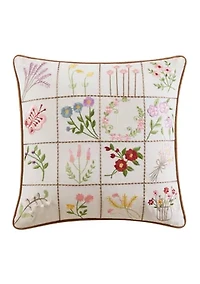 Floral Multi-Square Pillow