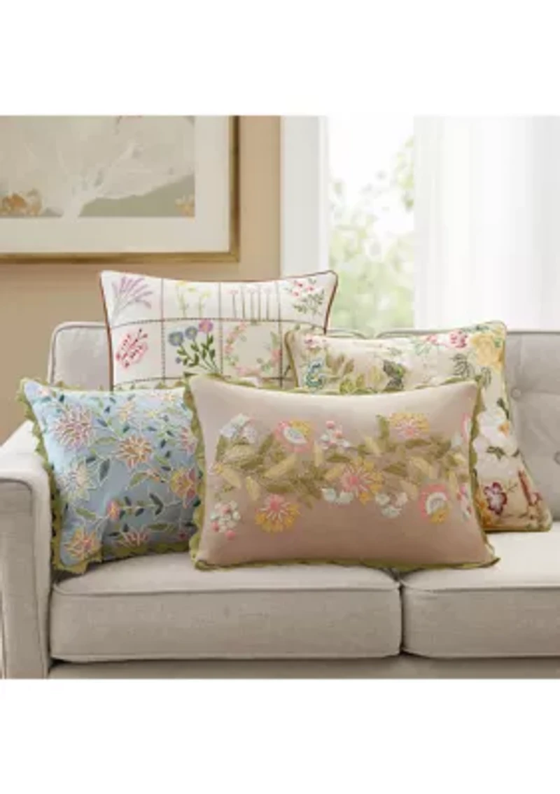 Floral Multi-Square Pillow