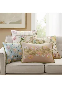 Floral Multi-Square Pillow