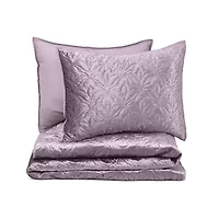 Lemon Tree Lilith Mauve Quilt Set