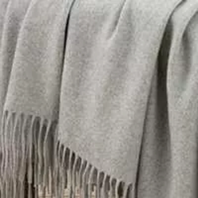 Cashmere Gray Throw