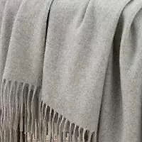 Cashmere Gray Throw
