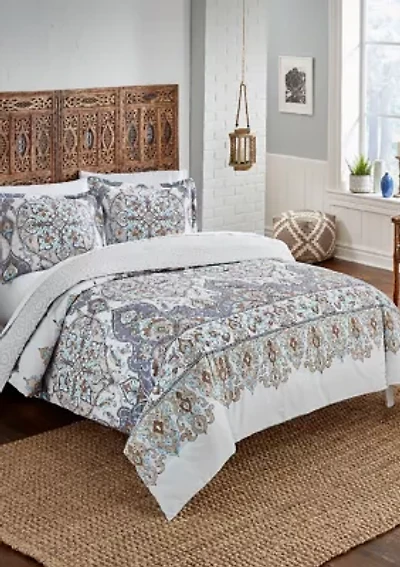 Rozella Reversible Comforter Set