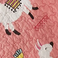 Llama Drama Reversible Quilt
