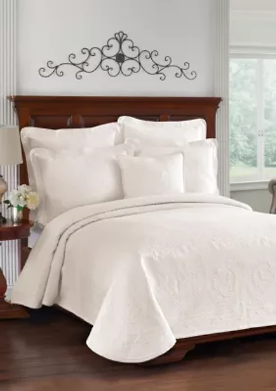 King Charles Matelasse Coverlet