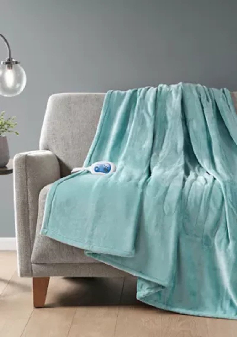 Heated Plush Throw