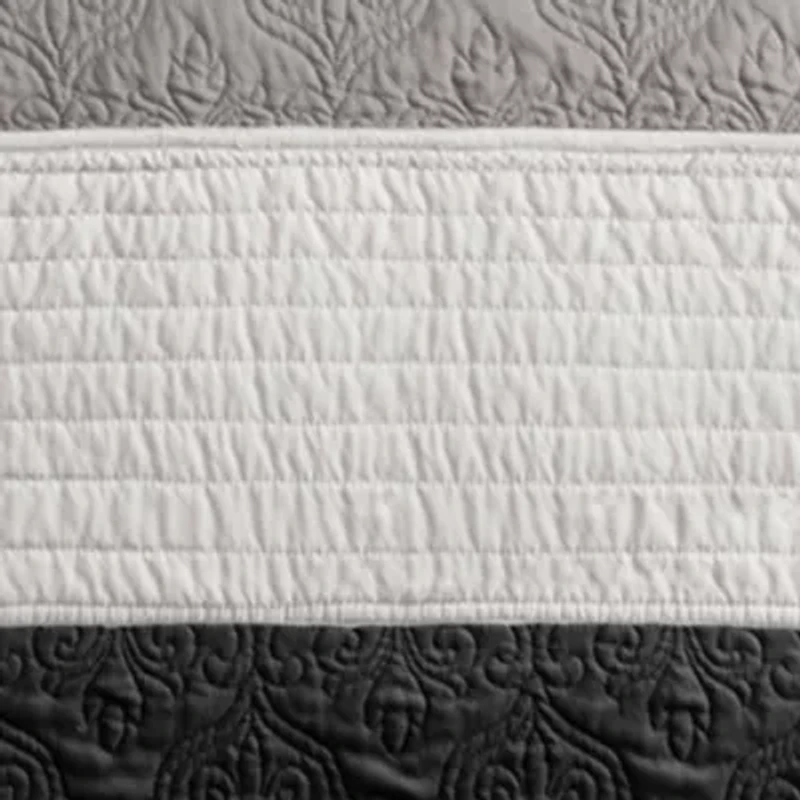 Attingham 7 Piece Black Coverlet Set