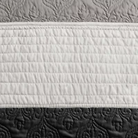 Attingham 7 Piece Black Coverlet Set