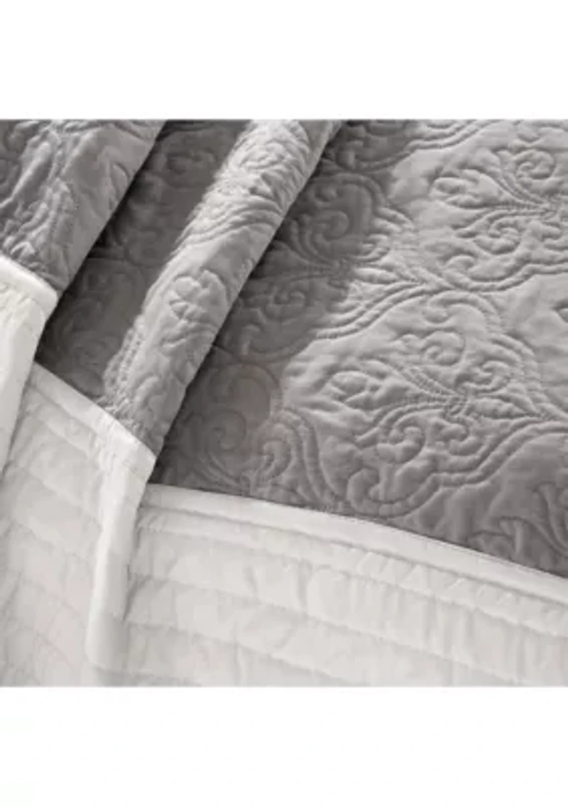 Attingham 7 Piece Black Coverlet Set