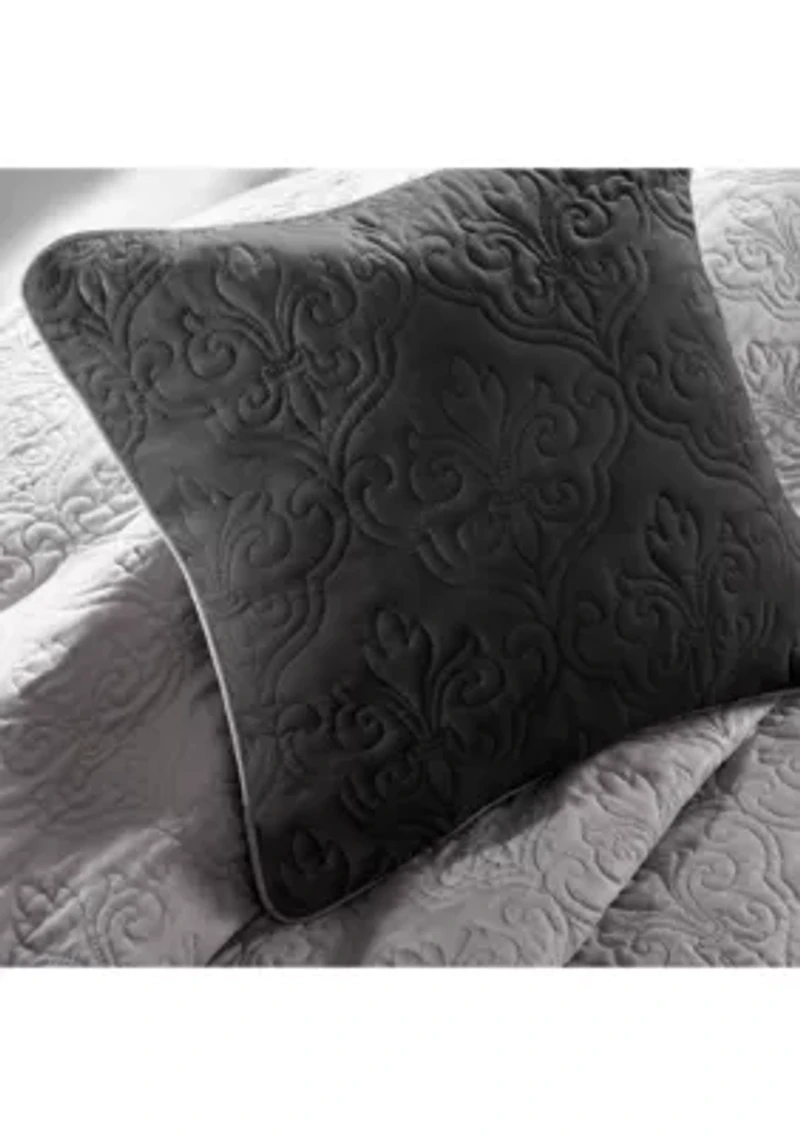 Attingham 7 Piece Black Coverlet Set