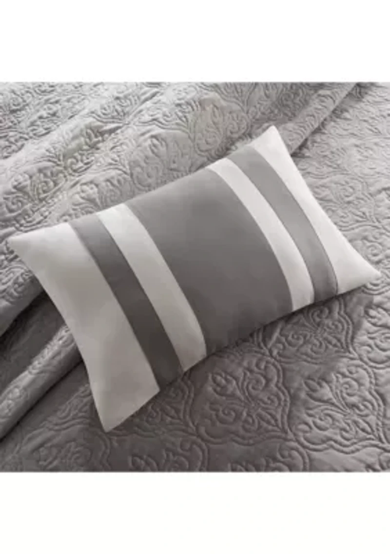 Attingham 7 Piece Black Coverlet Set