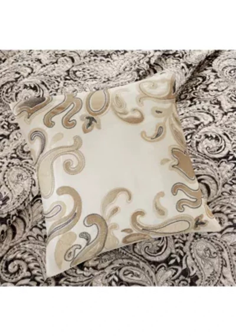 Aubrey 6 Piece Jacquard Quilt Set with Throw Pillows