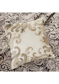 Aubrey 6 Piece Jacquard Quilt Set with Throw Pillows