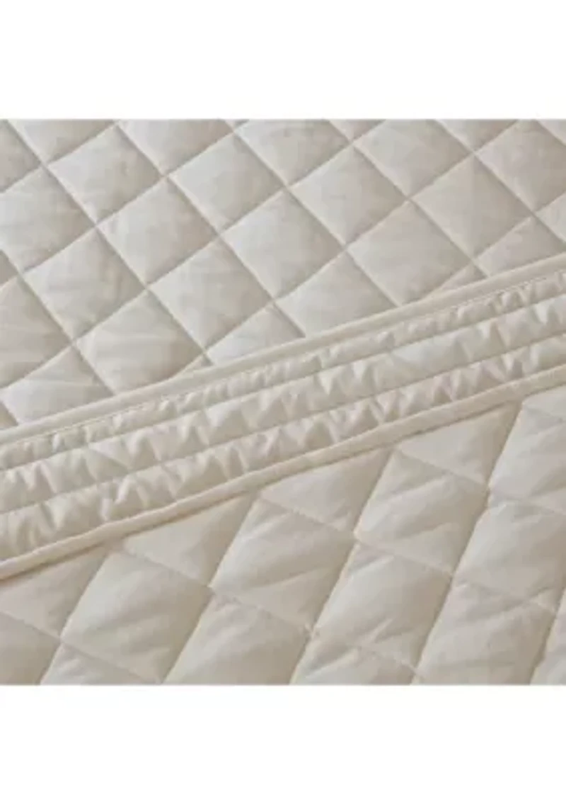 Breanna 4-Piece Tailored Bedspread Set - Ivory