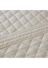 Breanna 4-Piece Tailored Bedspread Set - Ivory