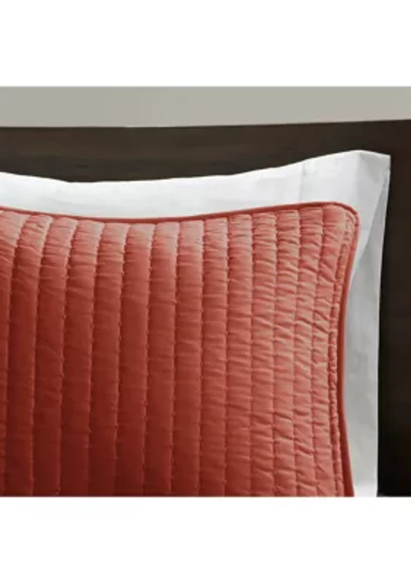 Keaton White Coverlet Set