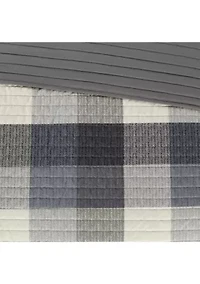 Ridge 6-Piece Herringbone Red Coverlet Set