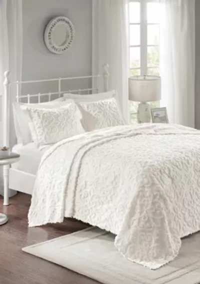Sabrina 3 piece Tufted Cotton  Bedspread Set