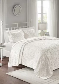 Sabrina 3 piece Tufted Cotton  Bedspread Set