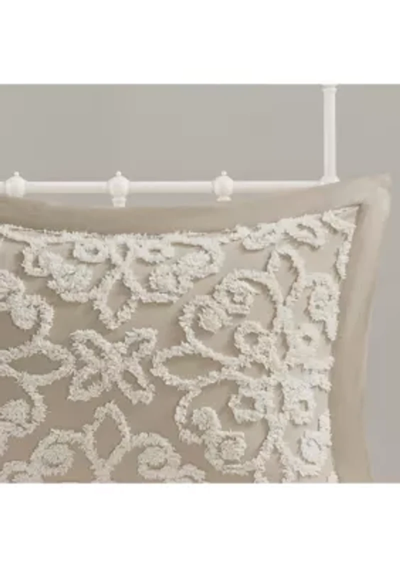 Sabrina 3 piece Tufted Cotton Bedspread Set