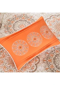 Tangiers 6-Piece Orange Coverlet Set