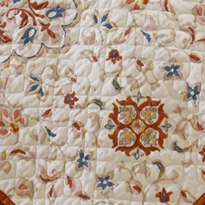 Tissa 6 Piece Ivory Coverlet Set