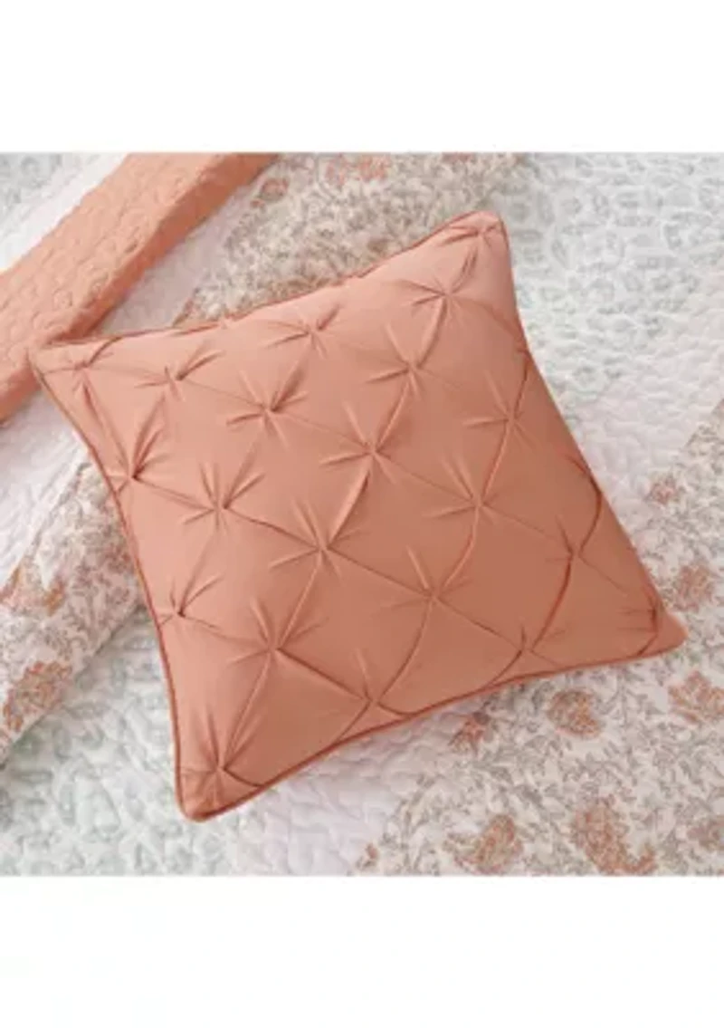 Dawn 6 Piece Cotton Percale Reversible Coverlet Set