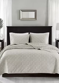 Harper Velvet 3 Piece Quilt Set