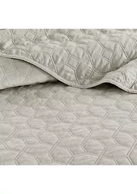Harper Velvet 3 Piece Quilt Set