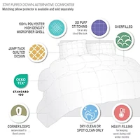 Stay Puffed Overfilled Down Alternative Comforter