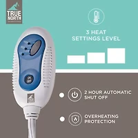 Marbled Sherpa Heated Throw